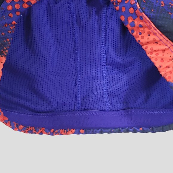 Athleta Double Dare Sports Bra Electro Splatter Print Size M - Picture 6 of 8